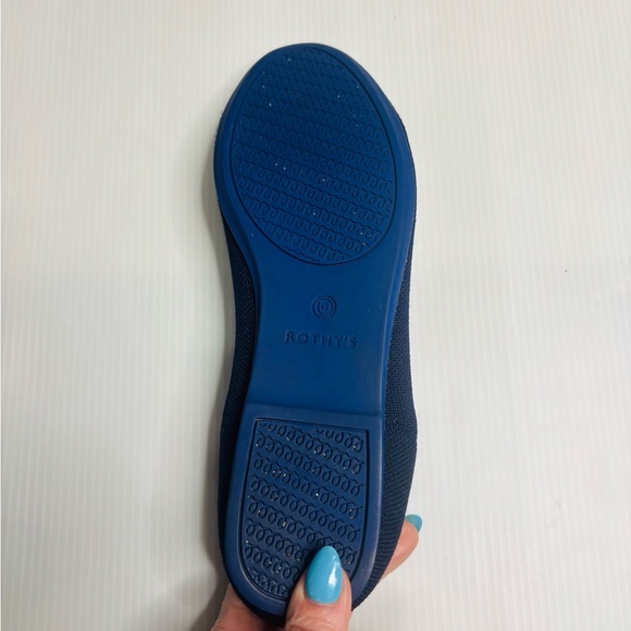 Rothy's The Flat in Maritime Navy Ballet Flats Round Toe - Picture 5 of 10